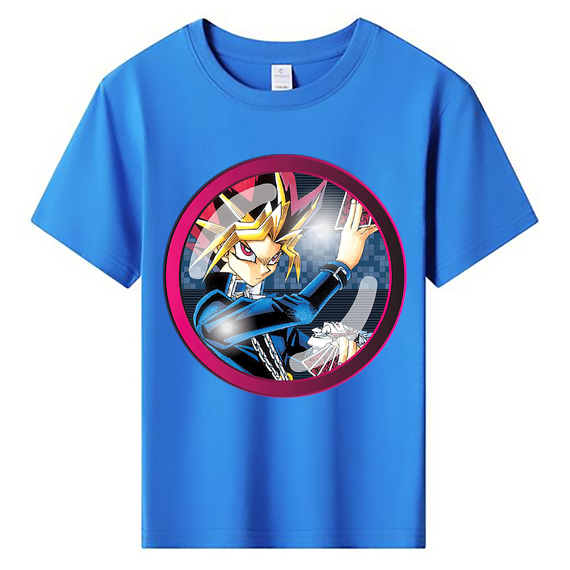 （画像用） 遊☆戯☆王 Yu-Gi-Oh! 綿100％キッズTシャツ（フロントプリント）